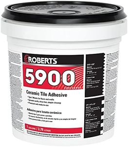 ROBERTS 5900-1 Ceramic Tile Adhesive, 1 Gallon, 128 Fl Oz