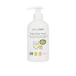 Eco by Naty Baby Body Wash – Cleansing, Hypoallergenic Shower Gel, Plant Based Body Wash made with Aloe Vera and Nourishing Oil (200 ml Bottle)