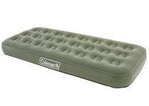 Coleman Airbed Comfort Bed Single, Camping Mat, Flocked Air Bed, Inflatable Air Mattress, Blow Up Bed, 188 x 82 x 22 cm,Green