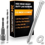 Xpokcai Hex Head Lag Bolts for Wood