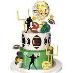 43 PCS Football Cake Decorations Go