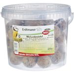 Erdtmann Fat Balls for Wild Birds - Pack of 50 Suet Balls - High-Energy Garden Treat for Wild Birds - Un-Netted, Perfect Consistency, Ideal for Year-Round Feeding and Easy Food Intake