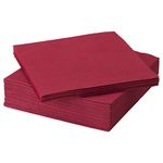 Primrose 3 Ply Tissue Paper Napkins | Paper Napkins | Table Napkins | Dinning Table Napkins | Decorative Paper Napkins | Dinner Size Paper Napkins | Dark Red Design Paper Napkins For Home