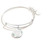 Alex and Ani Color Infusion Mother of The Bride Bangle Shiny Silver One Size