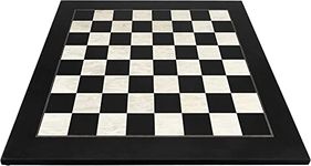 Professional Tournament Wooden Chess Boards, No. 4, 5 and 6-1,75", 2" and 2,25" - Inlay (2.25" Black, Without Notation)