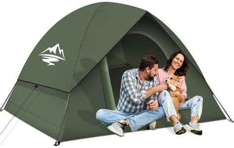 Purebox Camping Tent for 2-3 People, Dome Tent, Waterproof and Windproof Tents, Easy to Pitch Lightweight Outdoor Tents for Camping, Hiking, Backpacking