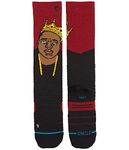 Stance Biggie Resurrected Snow Socks, Black, Medium