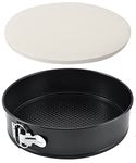 10 Inch Springform Pan Baking Mold Round Leakproof Nonstick Removable Bottom Bakeware for Cake, Cheesecakes, Pizza, and Quiches (1, 10 Inch)