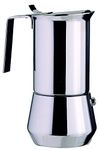 Ilsa Stainless Steel 9 Cup Stovetop Espresso Maker