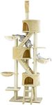 Go Pet Club Huge Cat Tree Beige Col