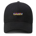 Pengzitou Baseball Cap Adjustable Dad Hat Unstructured Cotton Hat, Pride Daddy, One Size