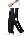 Lymio Track Pant for Men || Men Track Pant || Track Pant (TP-34-35) (XL, Black)