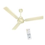 Havells 1200mm Glaze BLDC Motor Ceiling Fan | Remote Controlled, High Air Delivery Fan | 5 Star Rated, Upto 60% Energy Saving, 2 Year Warranty | (Pack of 1, Bianco)