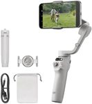 DJI Osmo Mobile 6, 3-Axis Phone Gimbal, Object Tracking, Built-in Extension Rod, Portable and Foldable, Android and iPhone Gimbal, Vlogging Stabilizer, YouTube TikTok Video, Platinum Gray