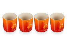 Le Creuset LC Set of 4 Mugs -Flame