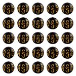 MILISTEN 300pcs Buddhist Beads Tibetan Prayer Beads Charms 8mm Necklace Buddha Beads Feng Shui Good Luck Loose Beads DIY Jewelry Beads Findings