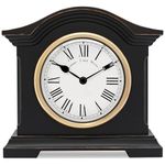 Acctim 33283 Falkenburg Mantel Clock, Black