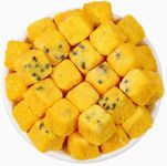 Freeze-Dried Passion Fruit Chunks 16oz/1 Pound Bulk Bag - Unsweetened Crunchy Tropical Snack for Baking & Desserts, Yogurt/Smoothie Topping, Camping & Tea Time
