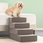 Zinus Easy Pet Stairs/Pet Ramp/Pet Ladder, Sand