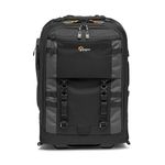 Lowepro Pro Trekker RLX 450 AW II,Camera Convertible Backpack-Roller,Camera Backpack with Recycled Fabric,Fits 15”Laptop or Tablet,Heavy-Duty Wheels,Mirrorless or DSLR Camera Case,Black or Dark Grey