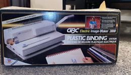 GBC Electric Image-Maker 3000 Plastic Binding System Machine New in Box