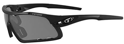 TIFOSI Unisex Adult Davos Interchangeable Lens Sunglasses - Matte Black, One Size