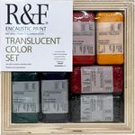 R&F Handmade Paints - Professional Encaustic Paint - Translucent Colors, Set of 6 40ml