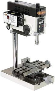 SHOP FOX M1036 Micro Milling Machine, Small, black metallic