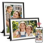 RCA 10.1" WiFi Digital Picture Frame, Electronic Photo Frames 32GB Storage, HD IPS Touch Screen WiFi Frame/Auto Rotate/Wall Mounted, Easy Setup in Uhale App to Share Photo/Video Anytime | (2 Pack)