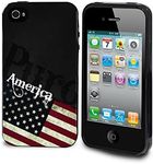 Puro USA Series Case for iPhone 4/4S - Red/White/Blue (IPC4USA2)