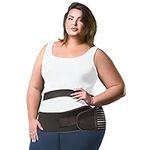 BraceAbility Obesity Belt Stomach Holder - Plus Size Men and Women's Big Belly Support Band Girdle for Hanging Stomach, Pendulous Abdominal Support, Lower Tummy Fat Lifter Pannus Sling (Large)