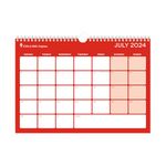 Collins Colplan Mid Year A4 Memo Calendar Academic Year 2024-25 - Monthly Mid Year Wirebound Wall Calendar Planner for Students, Teachers and Academics - CMCA4M-2425 - July 2024 to July 2025