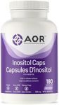 AOR Inositol Caps 500mg, 180 Capsules - Myo-Inositol Supplement for Mental Well-Being & Cognitive Support - Promotes Healthy Brain Function & Cell Communication - Supports Women's Hormonal Balance