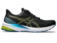 ASICS Men's GT-1000 12 Sneaker, Black Bright Yellow, 11.5 UK