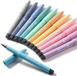 HANKU Colored Felt Tip Pens Fine Point,0.38mm12pack,Fine Tip Bible Pens,Assorted Colors Fine Point Markers Pens For Journaling,Writing, Drawing, Note Taking, Bullet Journal,Coloring