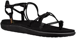 Teva Women's Voya Infinity Sandal, Black, 8