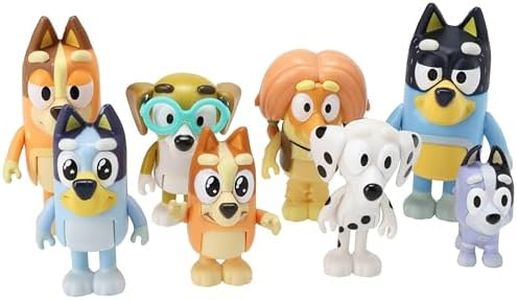 Bluey 90128 Paquete de 8 Figuras