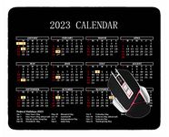 2023 Calendar Mouse pad Gaming Designed Mouse Mat Non Slip Rubber Mousepad,Mouse Pad Mat (Black)
