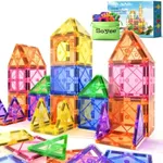 Magnetic Tiles Beginner Set Toddler Toys, Girls & Boys Toys, Sensory Toys for Toddlers 3-4, Magnetic Blocks for Kids Age 3-5 4-8, Kids Toys Encourage Kids Creativity & Develop Fine Motor Skills