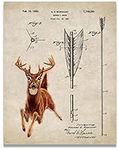 Whitetail Deer Bow Arrow Archery Hu