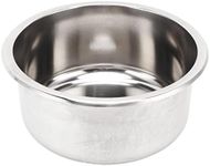 Kitchen Hand Wash Basin, Rustproof Motorhome Sink Universal Easy Clean 295x130mm Brushed for Boat for Caravan, Round Kitchen Sink 304 Stainless Steel Countertop in Bar Sinks Single Bowl Rv Small Sink