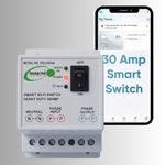 Imagine Technologies 30A(6600W) BLE + WiFi Smart Switch for AC, Geyser, Water Pump, Room Heater Heavy Duty Compatible with Alexa & Google Home iOS and Android Smart Life app