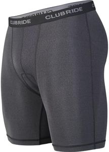 Club Ride Men's Johnson Level 1 Biking Chamois, Compression Shorts, Bike Shorts Liner, Baselayer, Cycling, Large, Black