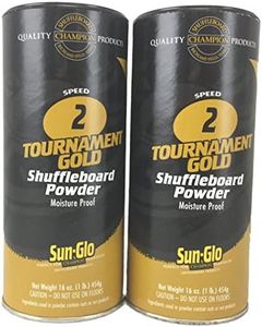 Twin Pack of Sun-Glo #2 Speed Shuffleboard Powder Wax