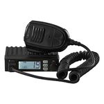 Cobra 19 Mini Recreational CB Radio - 40 Channels, Travel Essentials, Time Out Timer, VOX, Auto Squelch, Auto Power, Instant Channel 9/19, 4-Watt Output, Easy to Operate, Black