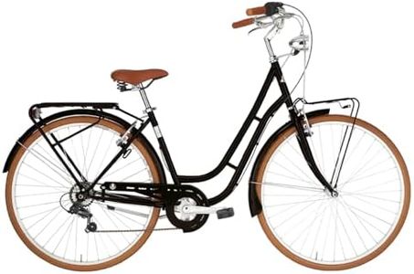 Alpina Bike, Bicicletta Donna America, Nero, 28", Acciaio