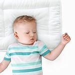 Biloban Baby Toddler Pillow with Pillowcase for Boys and Girls (13"x 18"), Toddler Pillows for Sleeping, Oeko-TEX Standard 100 Certificated Machine Washable Travel Pillow, White