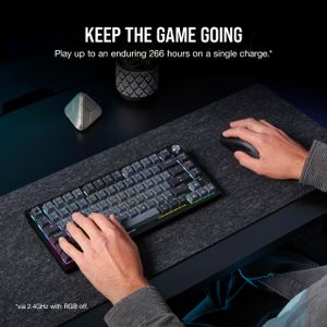 Corsair K65 Plus Wireless Mechanical Keyboard – Compact RGB Gaming