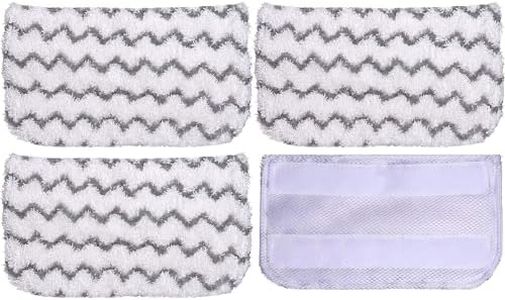 WADY 4 Pack Shark Steam Mop Replacement Pads, Steam Mop Replacement Pads Compatible with Shark Steam Mop S1000 S1000A S1000C S1000WM, Reusable Stem Mop Pad,Microfiber & Washable Soft Steam Cleaner Pad