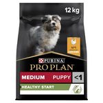 PRO PLAN® Medium Puppy Healthy Start Dry Dog Food with Chicken 12kg